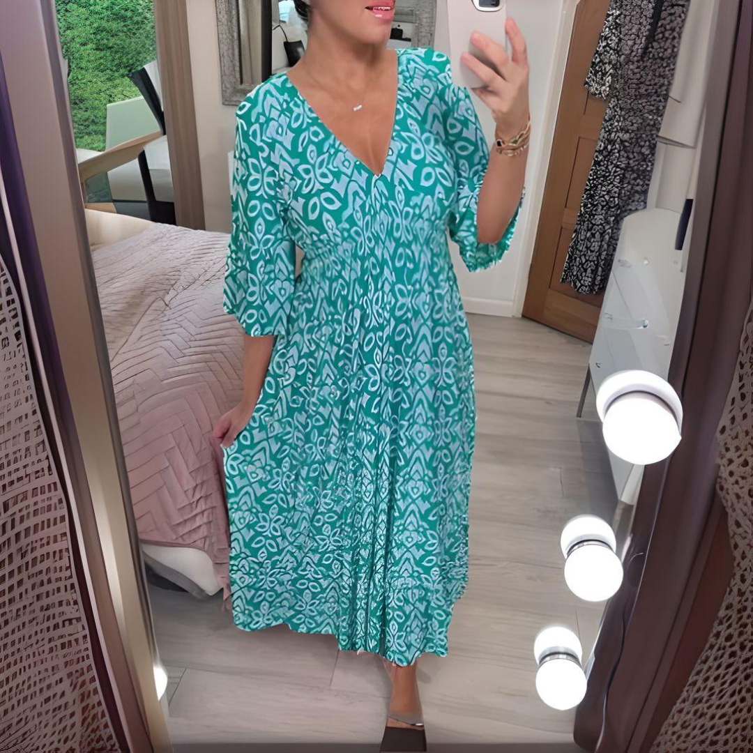 ISABELLA™ | Boho Printed Dress