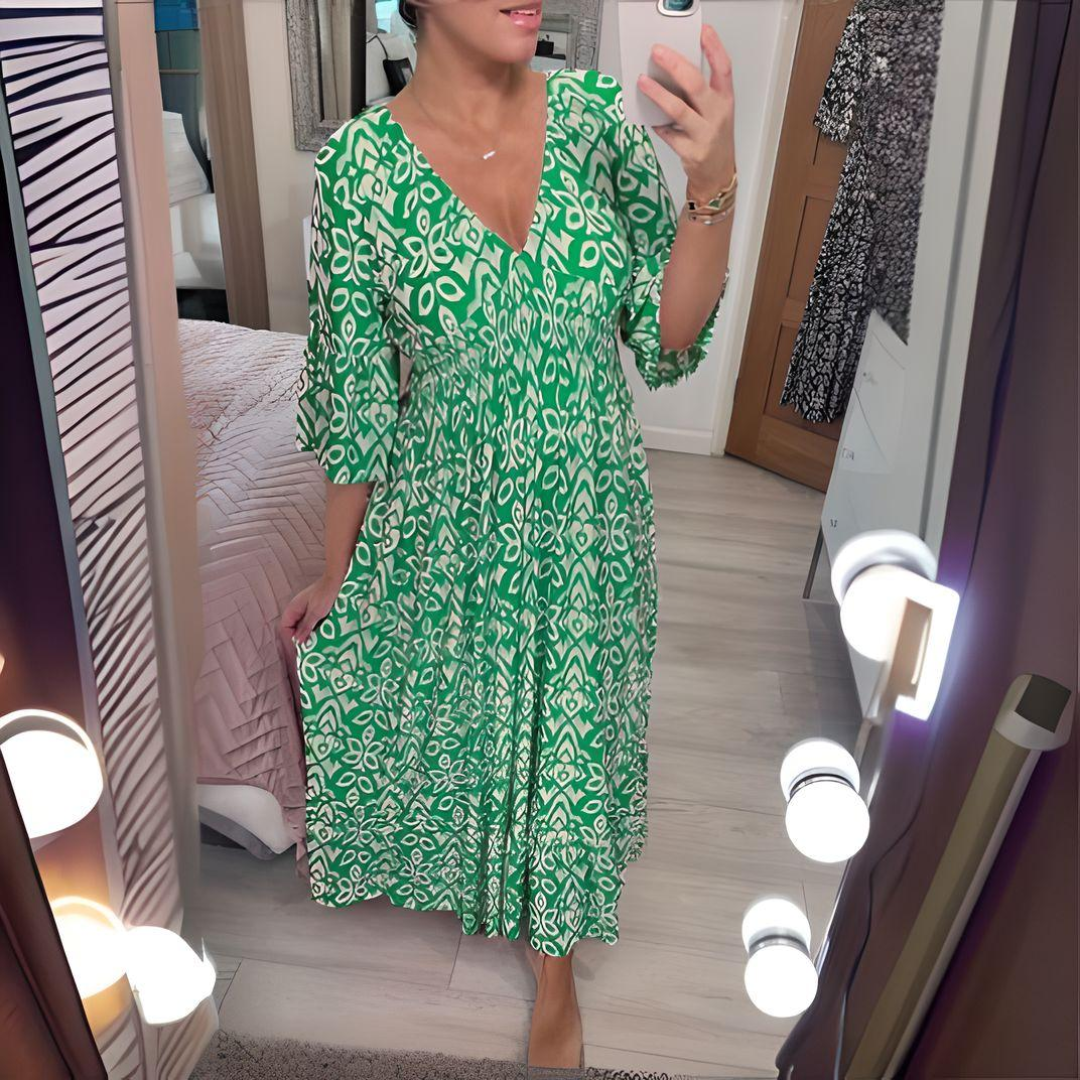 ISABELLA™ | Boho Printed Dress
