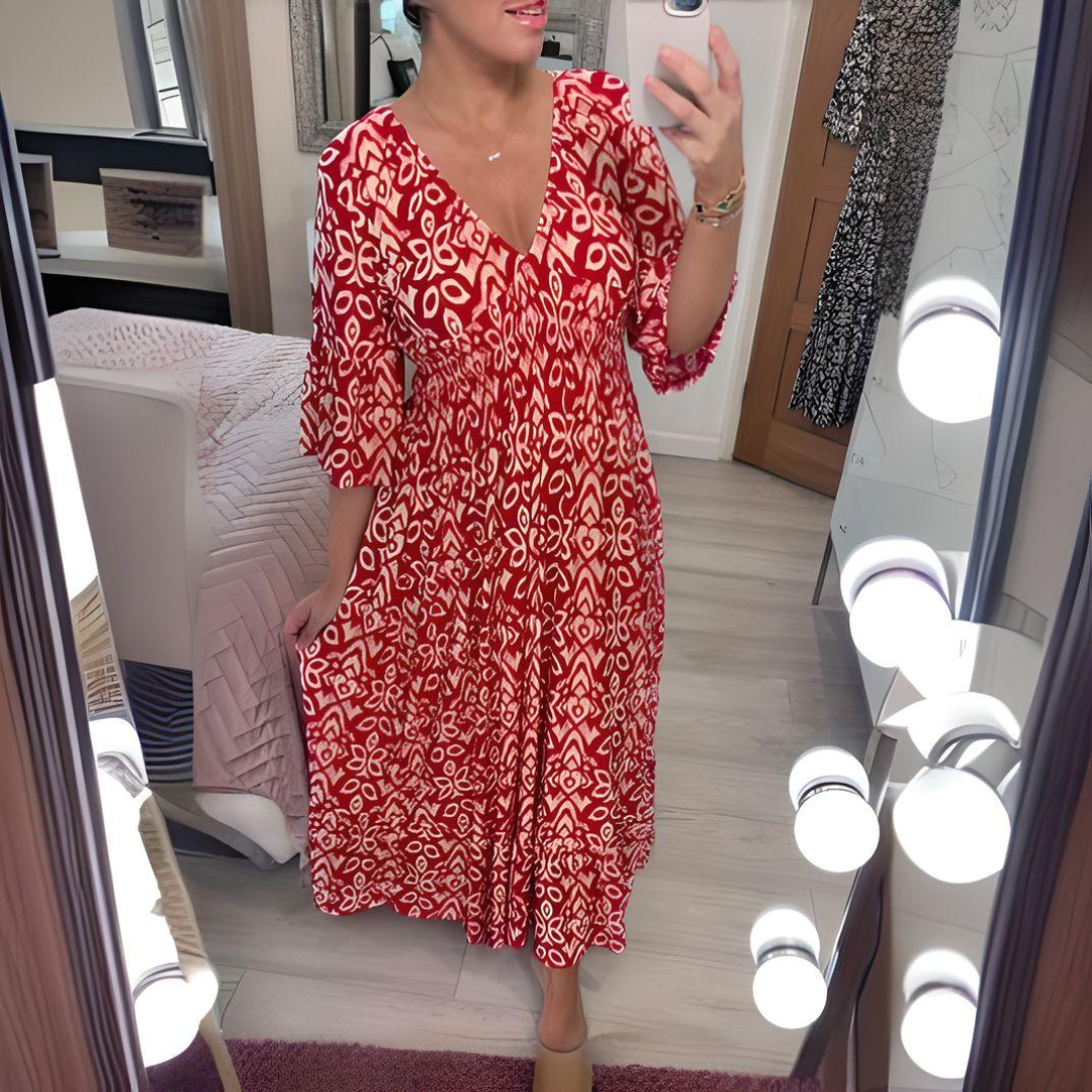 ISABELLA™ | Boho Printed Dress