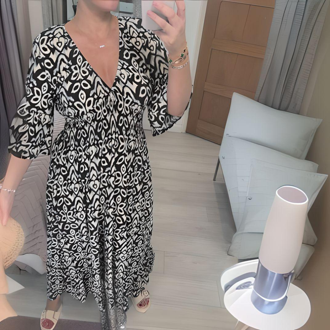 ISABELLA™ | Boho Printed Dress