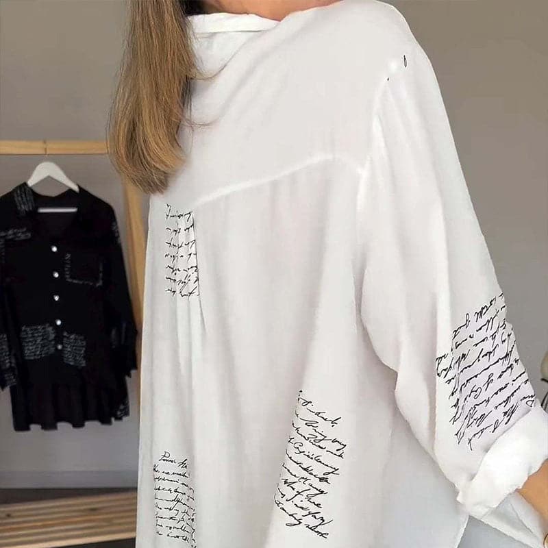 Elira™ Letter Print Shirt