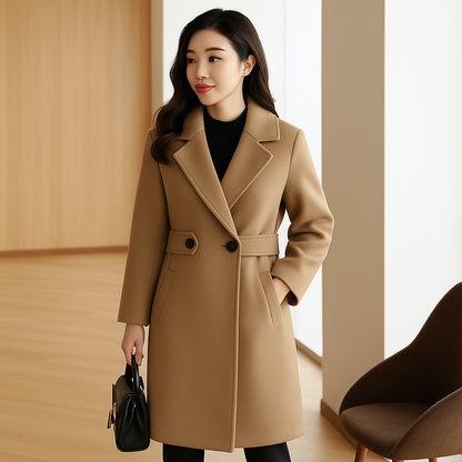 Eline | Women Tailored Wool Coat | Elegant Warmth