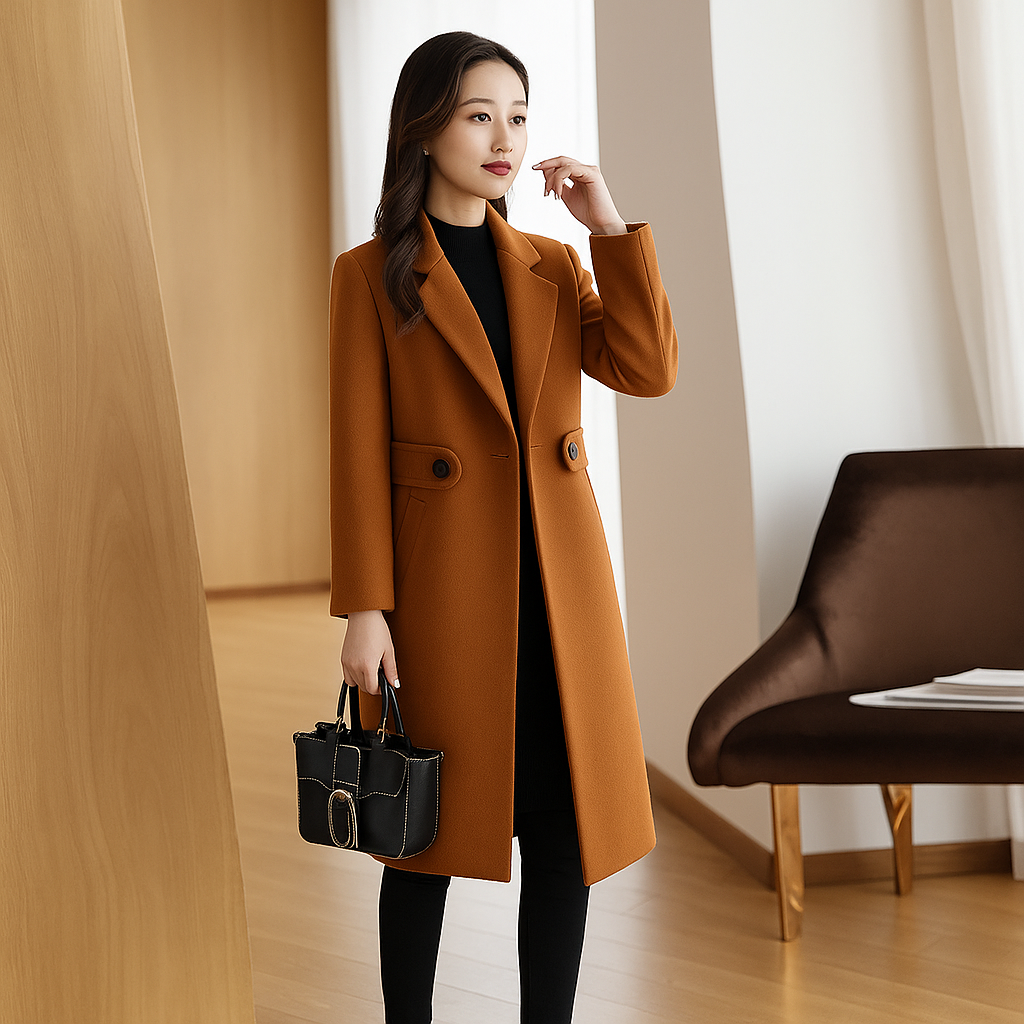 Eline | Women Tailored Wool Coat | Elegant Warmth