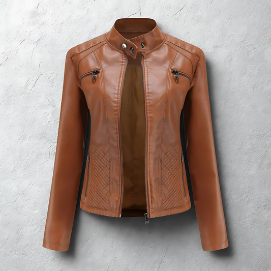Amelia Stylish Leather Jacket