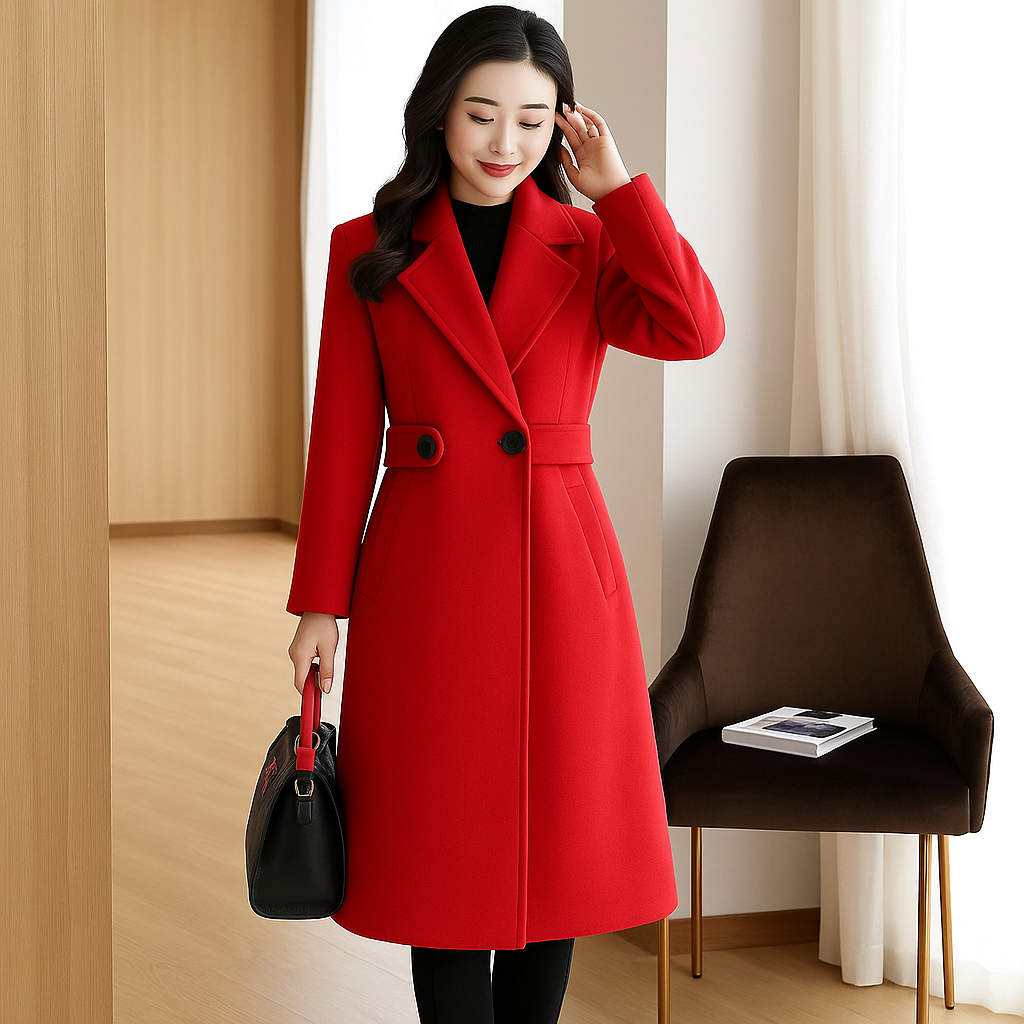 Eline | Women Tailored Wool Coat | Elegant Warmth