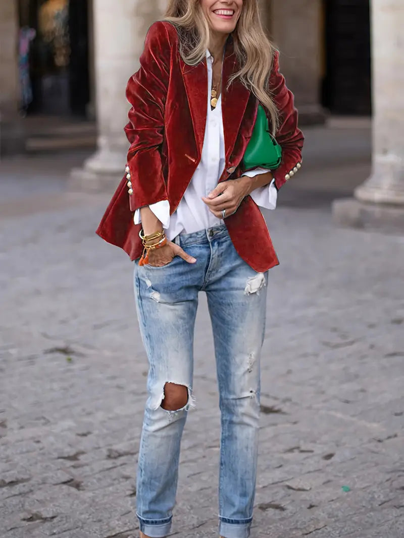 Sorelle™ Velvet Blazer