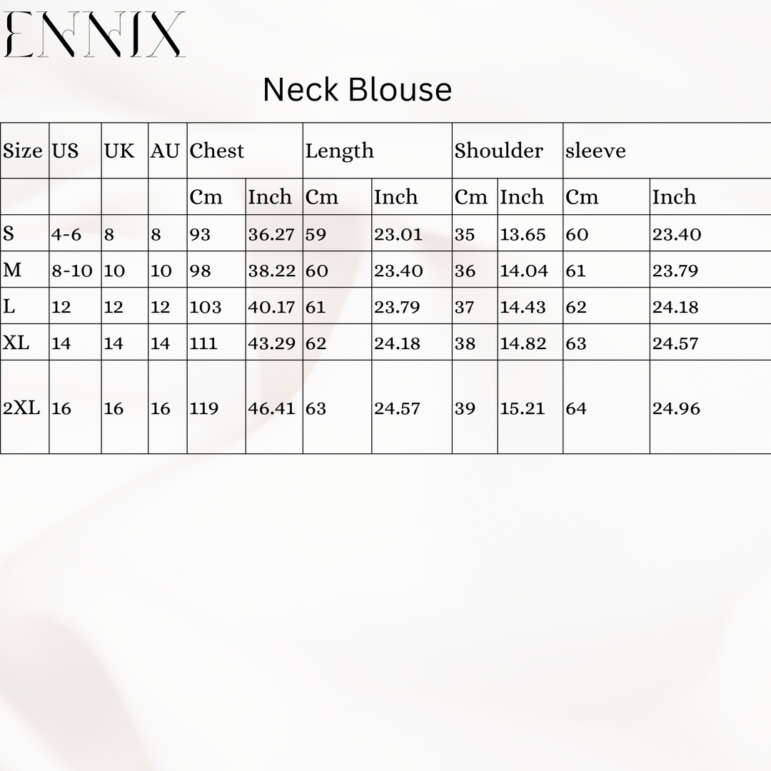 Ennix™ - Neck Blouse