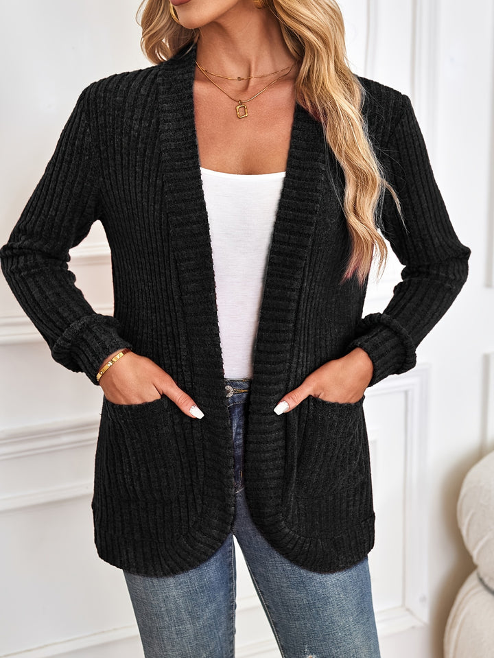 Lena™  Cozy Open-Front Cardigan