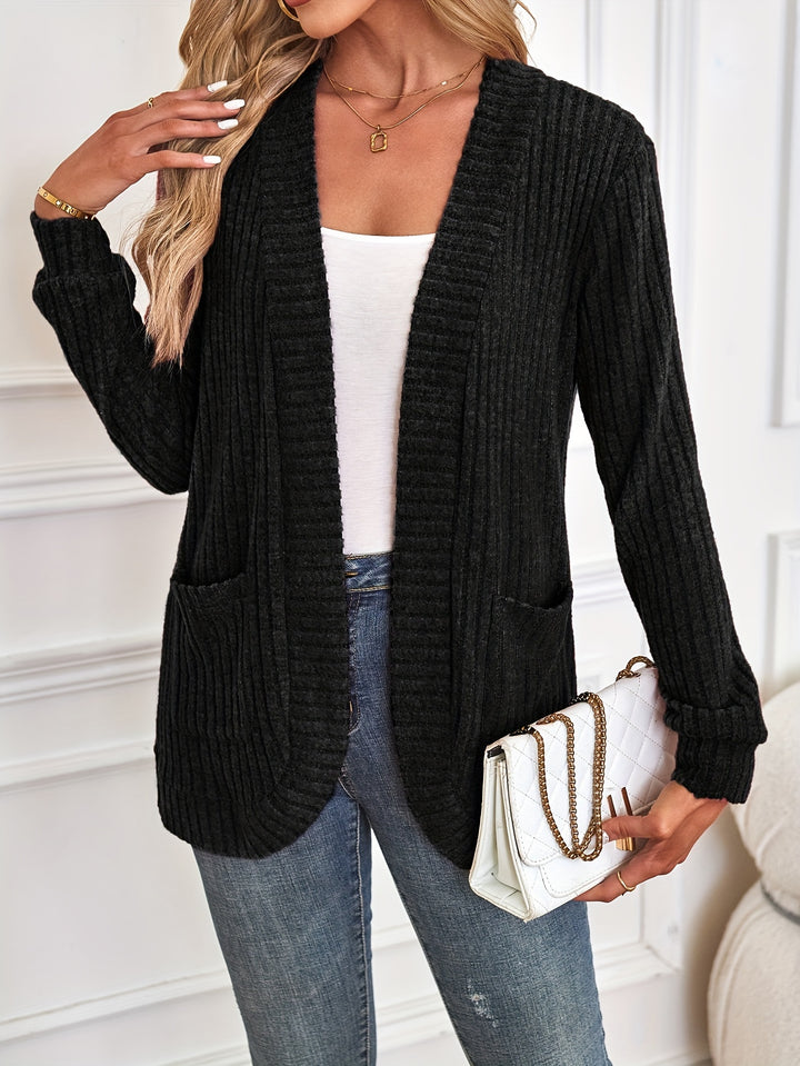 Lena™  Cozy Open-Front Cardigan