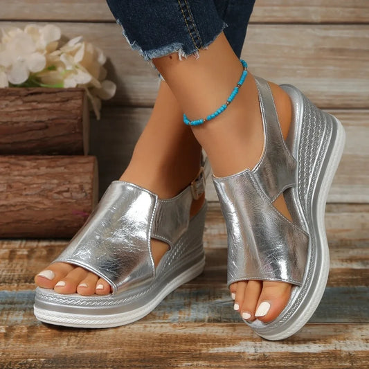 Bonnie | Orthopedic Shine Sandals