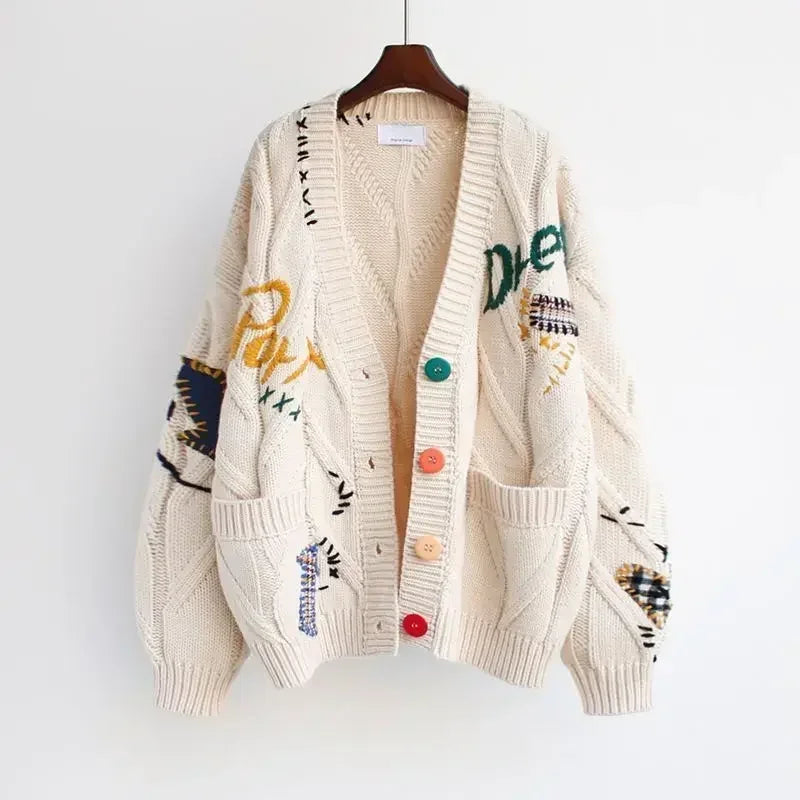 Matilda™ - Embroidered Knitted Cardigan