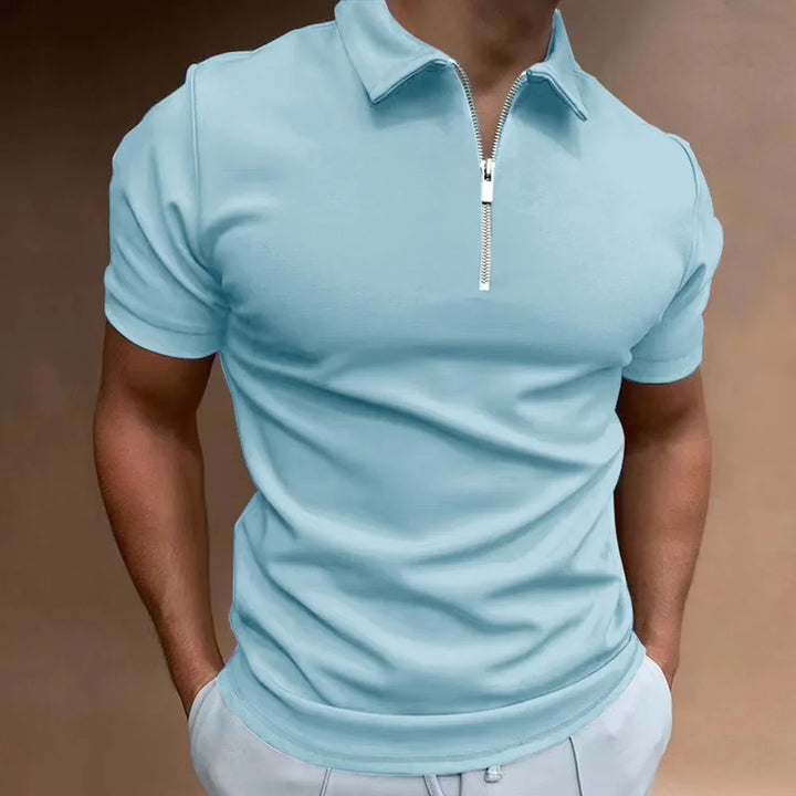 Santiago - polo shirt with zipper