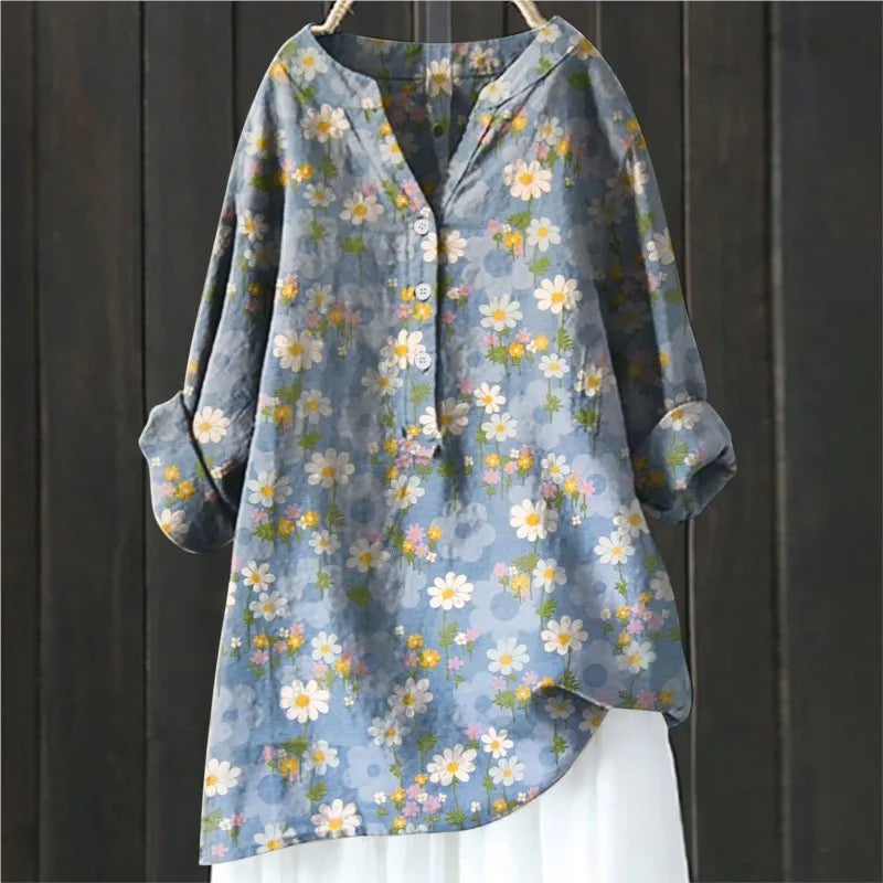 Matilda - Casual Floral Blouse