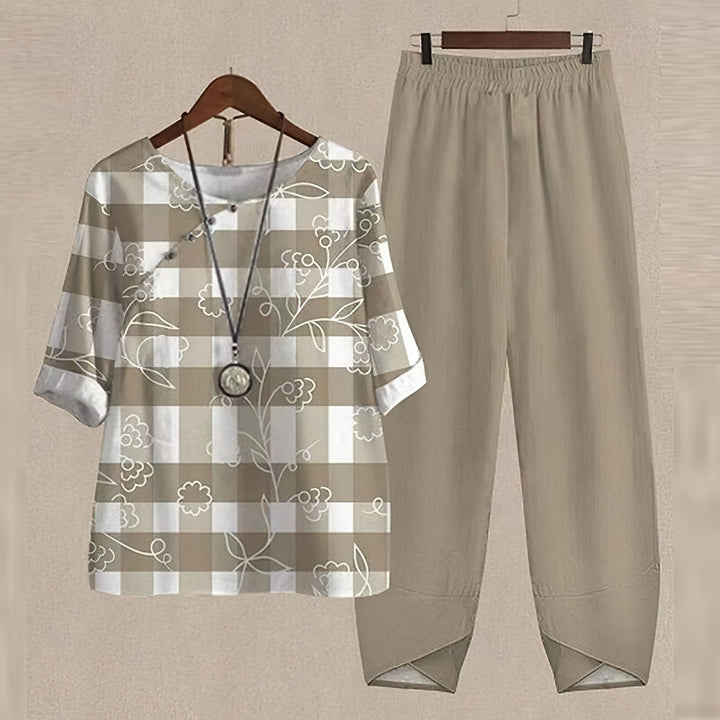 RHEA™ CHIC SHIRT AND PANT SET