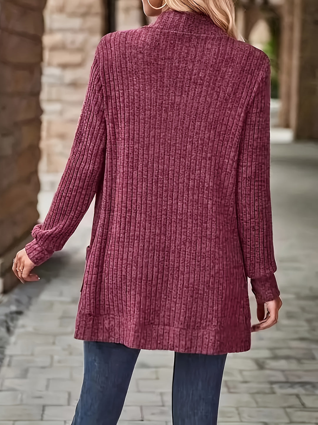 Lena™  Cozy Open-Front Cardigan