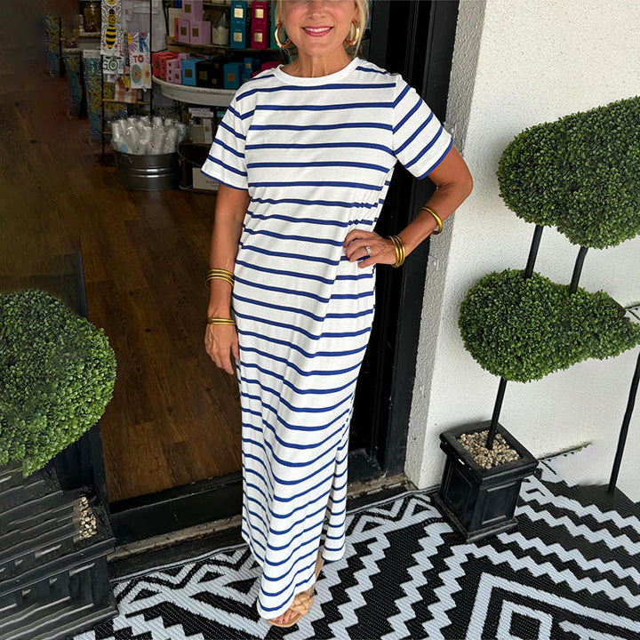 Sara-liv -Striped Maxi Dress