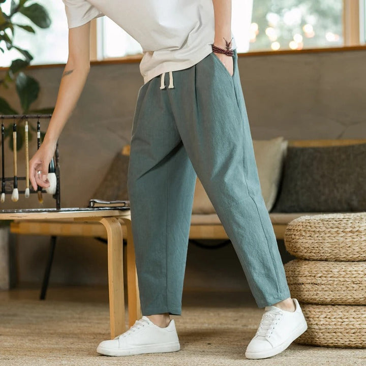 NOAH | Linen Spring Trousers | Buy 1, Get 1 FREE