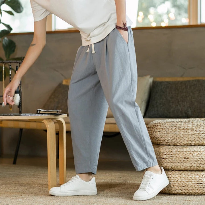 NOAH | Linen Spring Trousers | Buy 1, Get 1 FREE