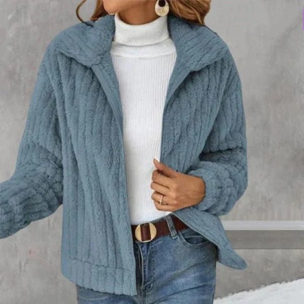 Zoë - Casual Plush Cardigan