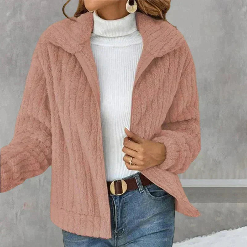 Zoë - Casual Plush Cardigan